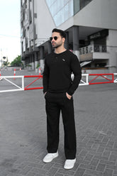 BLACK HENLEY